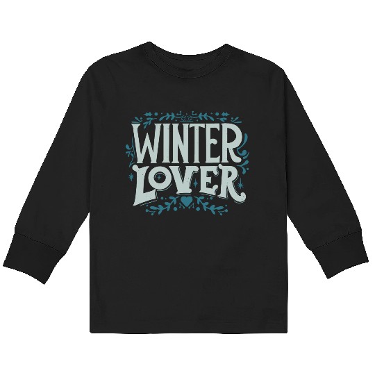 winter lover Kids Long Sleeve T Shirts
