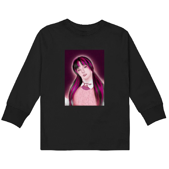 Yeji Itzy Draculaura Monster High Kids Long Sleeve T Shirts