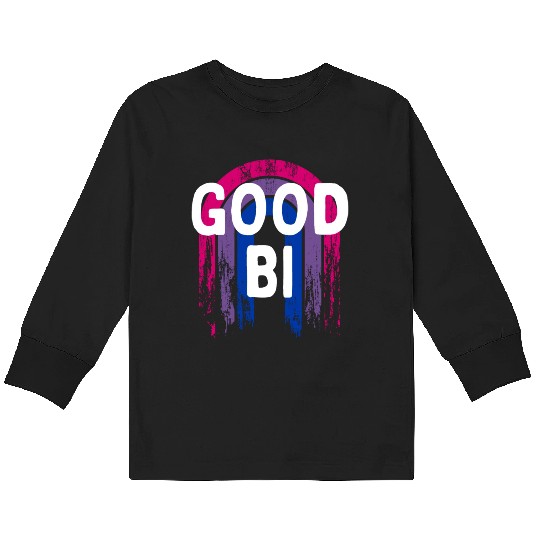 Good Bi Bisexual Pride Month Bi Pride LGBT Kids Long Sleeve T Shirts