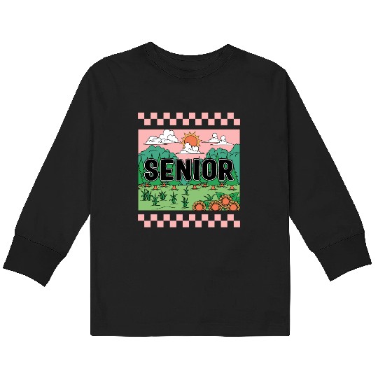 Graduation Kids Long Sleeve T Shirts, Senior Class Of 2023 Gift End