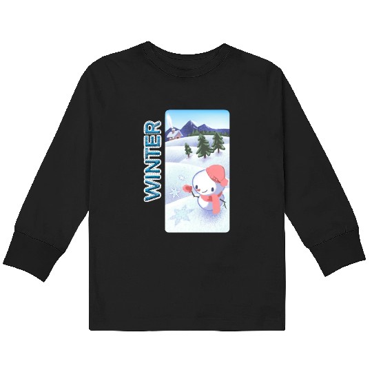 Winter Kids Long Sleeve T Shirts