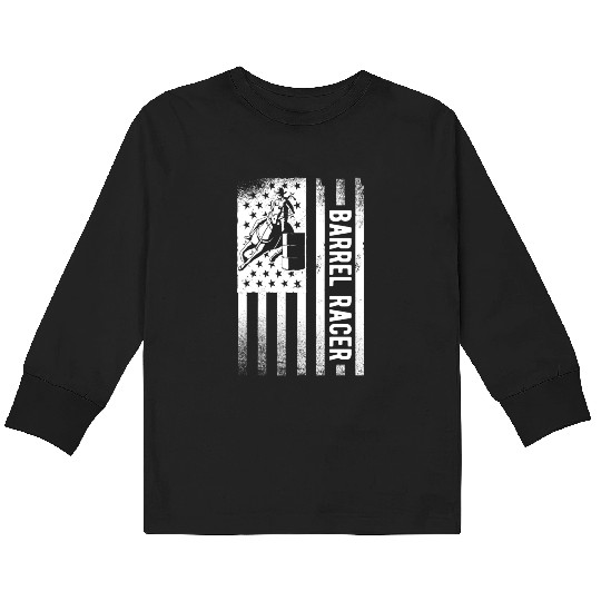Barrel Racing Barrel Racer Kids Long Sleeve T Shirts