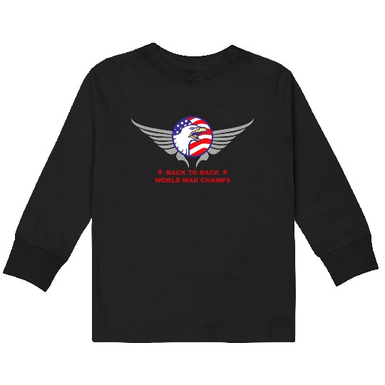 Back to Back B2B World War Kids Long Sleeve T Shirts