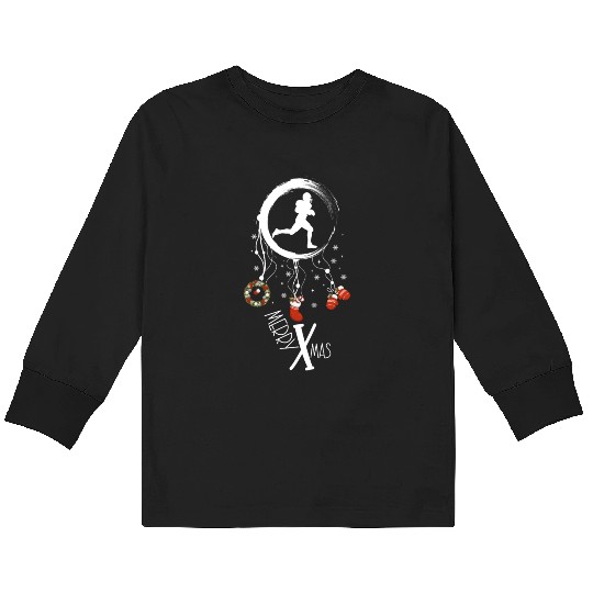 Winter dreamcatcher Christmas Football Kids Long Sleeve T Shirts