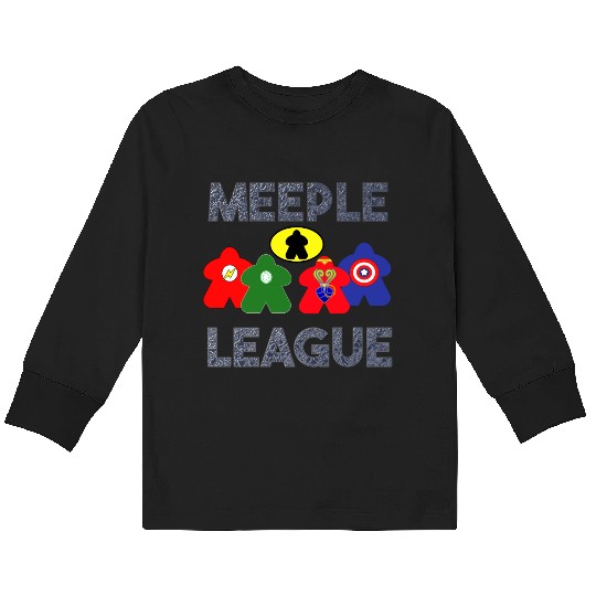 Meeple League Kids Long Sleeve T Shirts