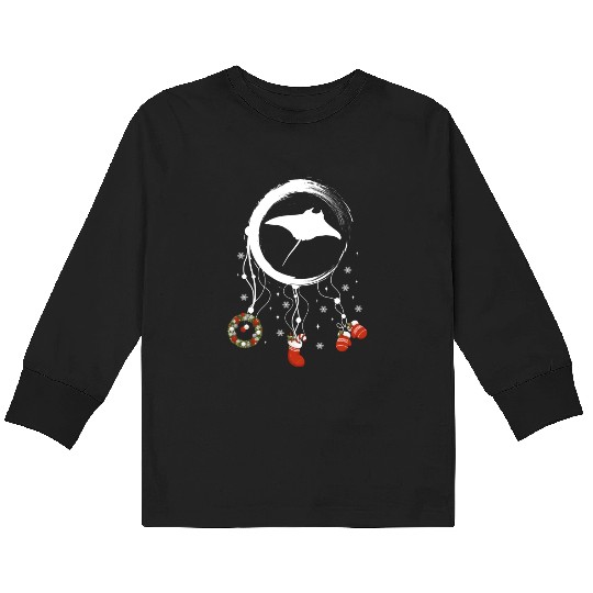 Winter dreamcatcher Christmas Rays Kids Long Sleeve T Shirts