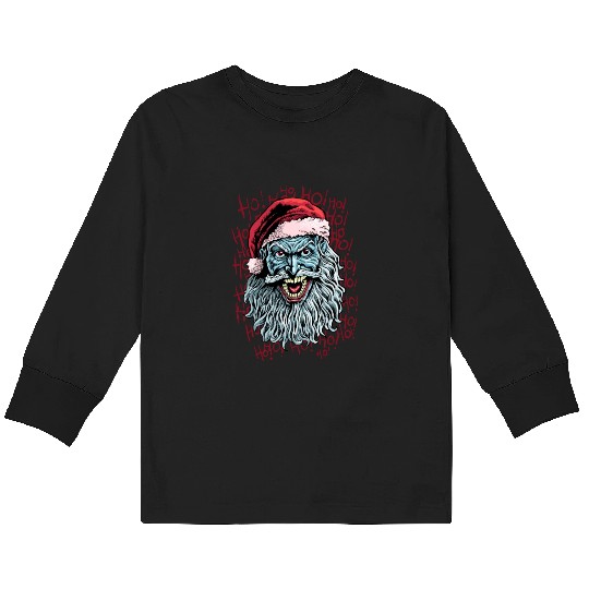 bad santa Kids Long Sleeve T Shirts