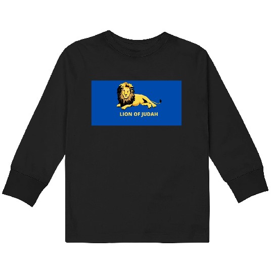 LION OF JUDAH Kids Long Sleeve T Shirts