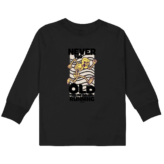 Run jogging sport race training gift Kids Long Sleeve T Shirts
