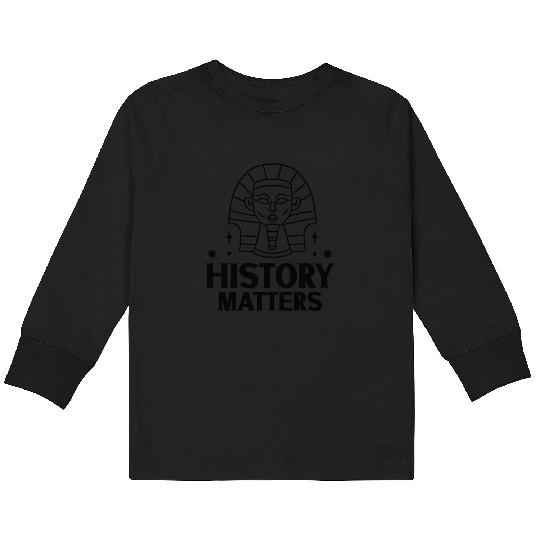 History Historian History Lover History Teacher Kids Long Sleeve T Shirts