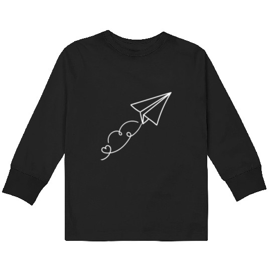 kite design for pilots and flying lovers Kids Long Sleeve T Shirts