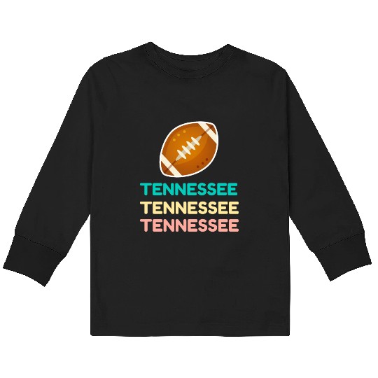 Tennessee Game Day , Retro Tennessee Kids Long Sleeve T Shirts.