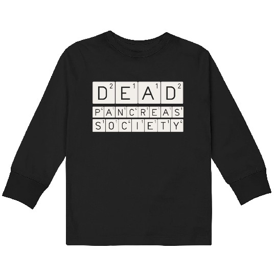 Dead Pancreas Society Kids Long Sleeve T Shirts