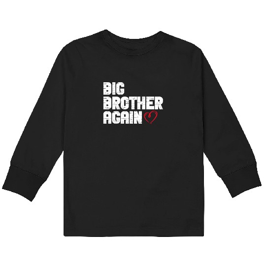 Big Brother Finally Big Bro Gamer Promoted Son Kids Long Sleeve T Shirts