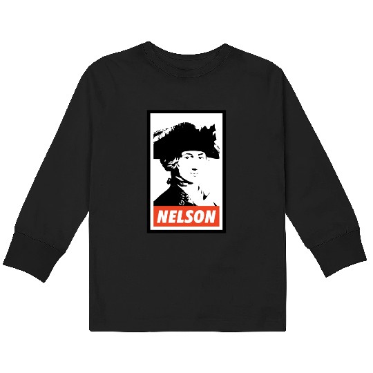 Horatio Nelson Kids Long Sleeve T Shirts