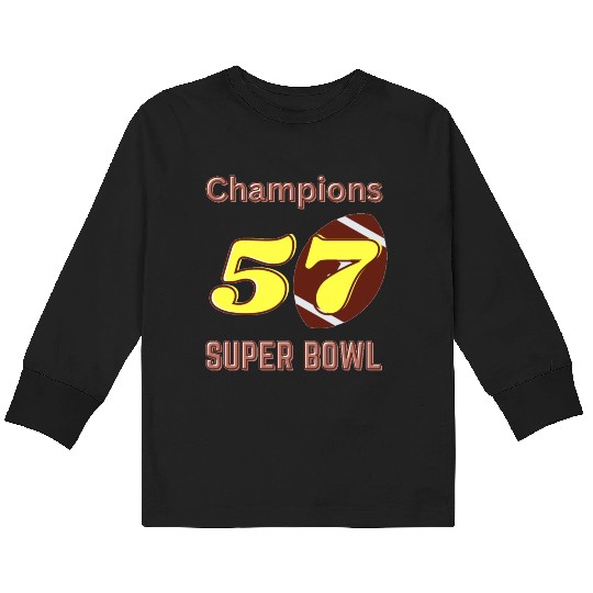 Super Bowl 57 champions Classic Kids Long Sleeve T Shirts