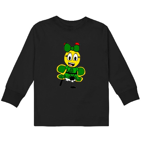St Patrick s Day Belle Kids Long Sleeve T Shirts