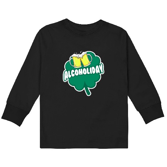 Alcoholiday St Patrick's Day beer Kids Long Sleeve T Shirts