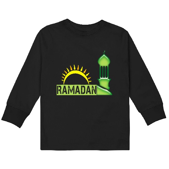 Ramadan Begins Kids Long Sleeve T Shirts