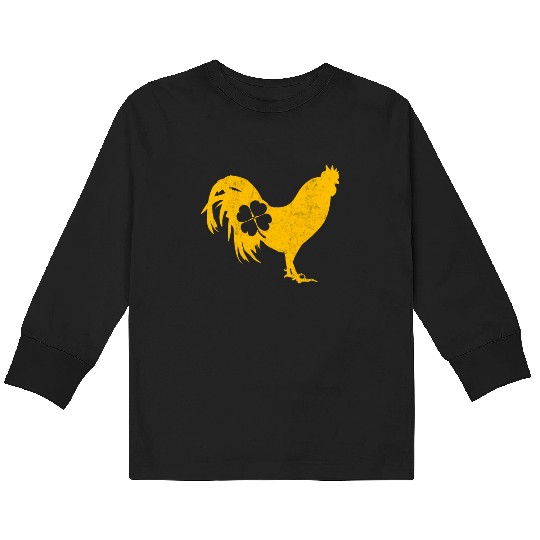 Shenanigans Shamrock St. Patrick's Day Kids Long Sleeve T Shirts