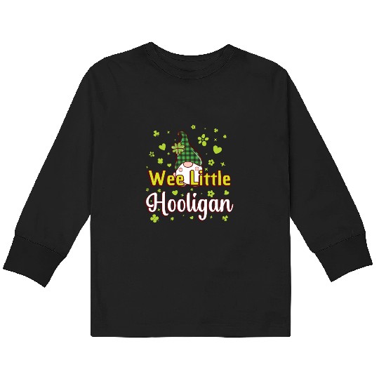 Wee Little Hooligan Kids Long Sleeve T Shirts