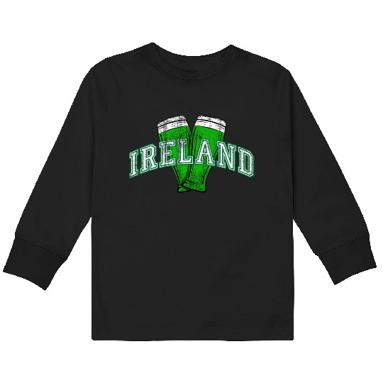 st patricks day - ireland Kids Long Sleeve T Shirts