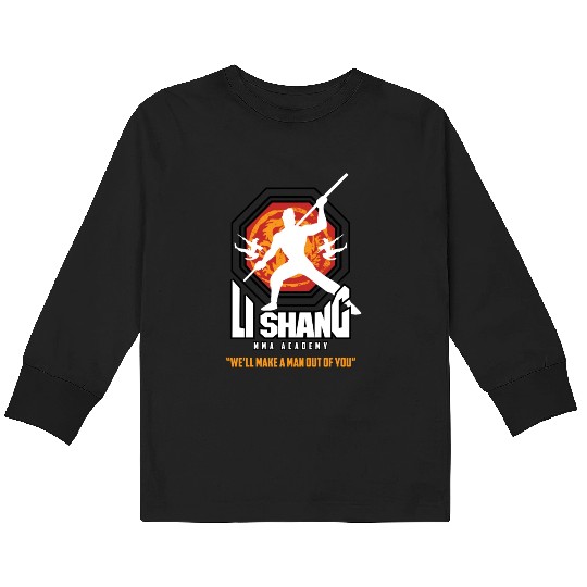 Li Shang MMA Academy Kids Long Sleeve T Shirts