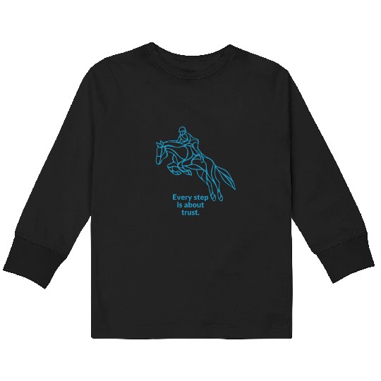 horse trust. Kids Long Sleeve T Shirts