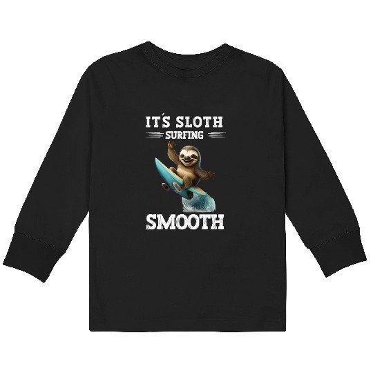 I'm Enough I'm Going Surfing Windsurfer Saying Kids Long Sleeve T Shirts