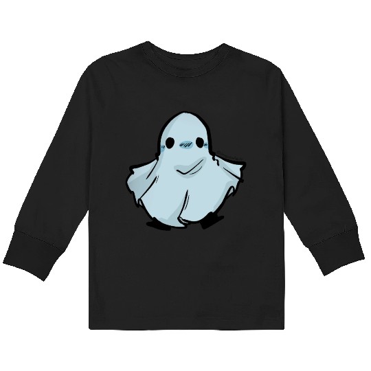 Smol Ghost Kids Long Sleeve T Shirts