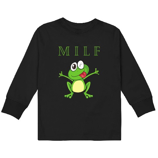 My Friends Frogs Man I Love Frogs Kids Long Sleeve T Shirts
