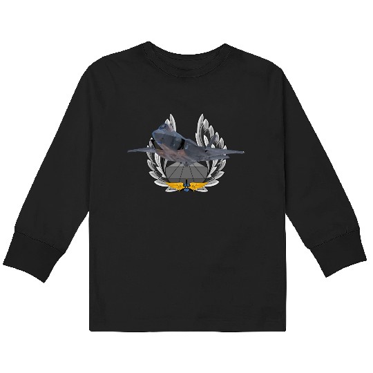 F-35 Lightning II Kids Long Sleeve T Shirts