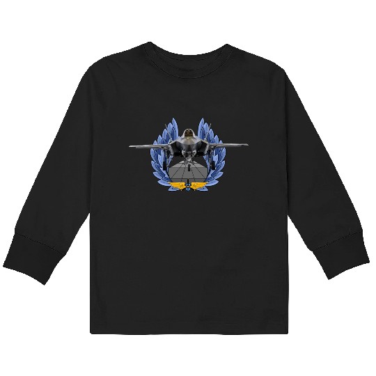F-35 Lightning II Kids Long Sleeve T Shirts