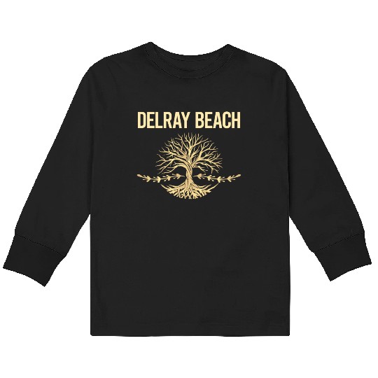 Nature Tree Of Life Delray Beach girl Kids Long Sleeve T Shirts