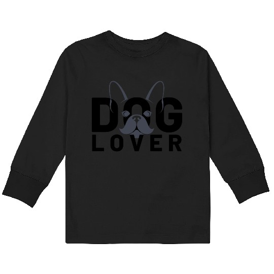 French Bulldog Lover Kids Long Sleeve T Shirts