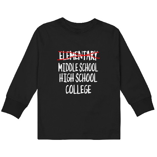 2022 Elementary School Graduation 6Th Grade Gradua Kids Long Sleeve T Shirts