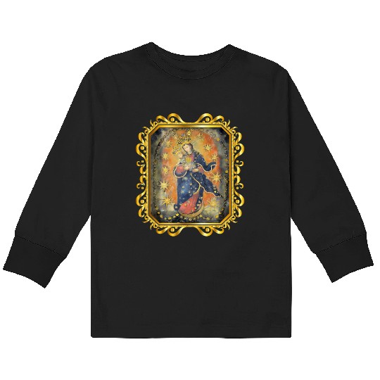 Our Lady of Prompt Succor Nuestra Senora Blessed Kids Long Sleeve T Shirts
