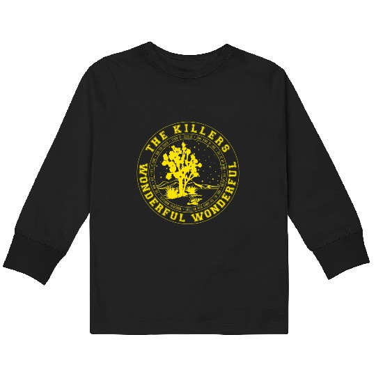 Official The ers Yellow Black Desert Kids Long Sleeve T Shirts