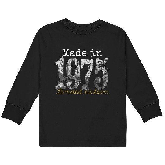 Made In 1975 - 48 1975 48Th Kids Long Sleeve T Shirts