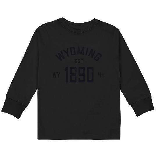 Wyoming Wyoming Wy Usa Kids Long Sleeve T Shirts