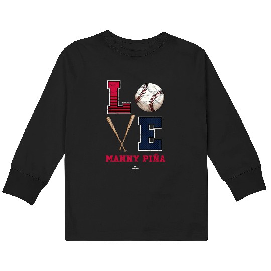 Love Ny A Ny A Atlanta Mlbpa Kids Long Sleeve T Shirts