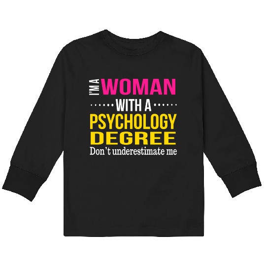 Psychology Degree Major Graduation 2023 Kids Long Sleeve T Shirts