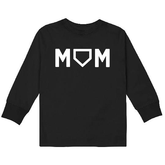 Baseball Mom Favorite Player Mother'S Day Kids Long Sleeve T Shirts