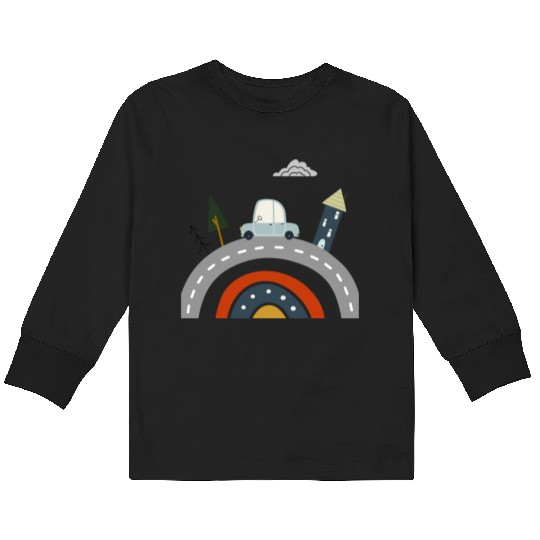 Tour Around The World Kids Long Sleeve T Shirts