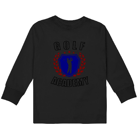 Golf Academy Kids Long Sleeve T Shirts