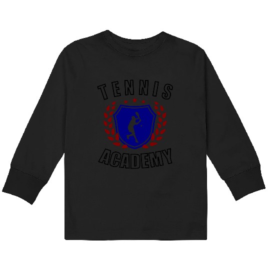 Tennis Academy Kids Long Sleeve T Shirts