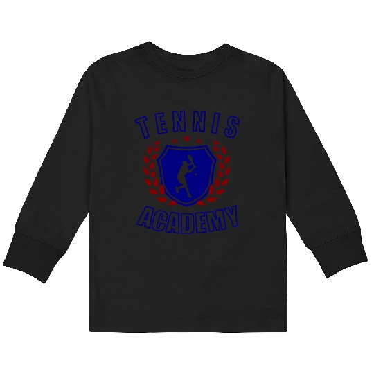 Tennis Academy Kids Long Sleeve T Shirts