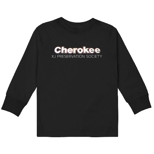 Cherokee Xj Preservation Society Kids Long Sleeve T Shirts