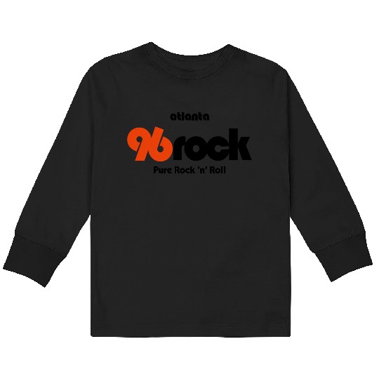 96 Rock Atlanta Light Kids Long Sleeve T Shirts