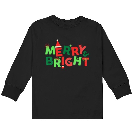 Merry Bright1 nature Kids Long Sleeve T Shirts